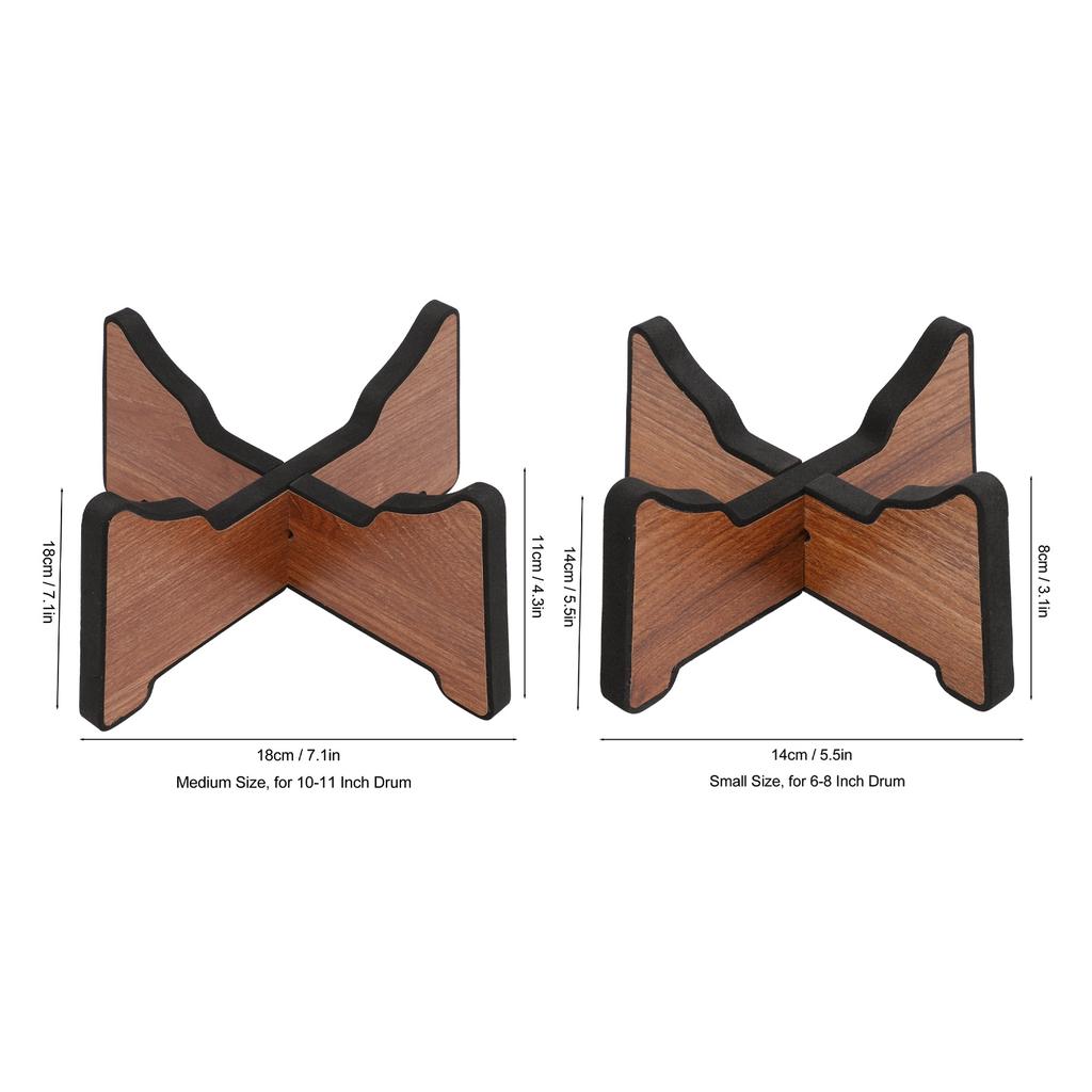 Handpan Drum Holder Excellent Wood Ethereal Drum Bracket High Load Capacity Easy Installation for Home or Stage Performance
