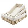 Handmade Woven Seagrass Storage Basket Organizer Bin for Desk Shelf Closet Farmhouse Decor for Snacks & Cosmetics