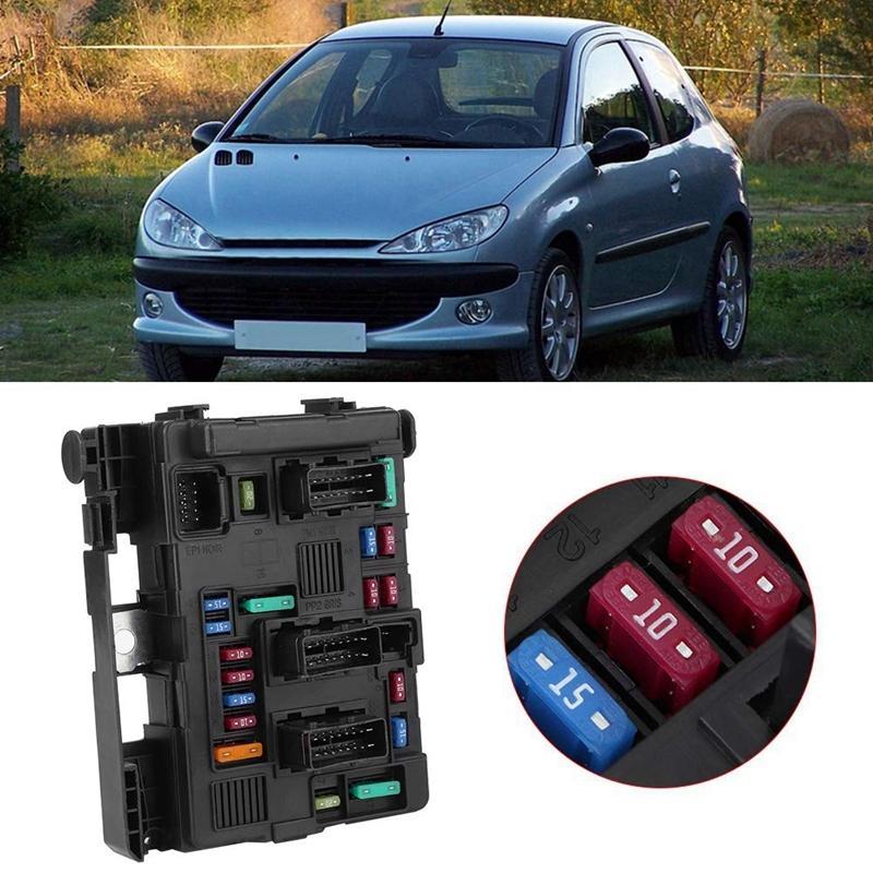 Black Fuse Box For Citroen Xsara Berlingo C2 C3 C5 Peugeot Partner 206 307 9650618280 6500.Y3 6500Y3