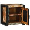Bathroom Cabinet with Shelf Brown Solid Reclaimed Wood