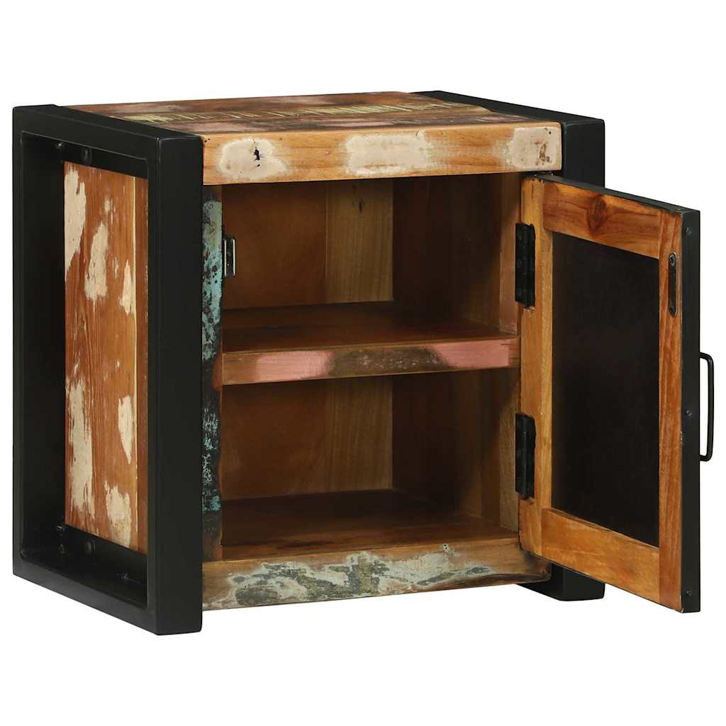 Bathroom Cabinet with Shelf Brown Solid Reclaimed Wood