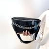 Women's High-End Fashion Small Backpack & Versatile Chain Fanny Pack Crossbody Bag