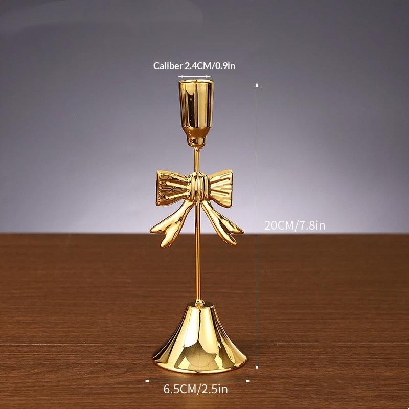 Candlestick Holders Kit Brass Gold Candlestick Set Candle Holders Decorative Candlestick Stand For Wedding Party Dinning
