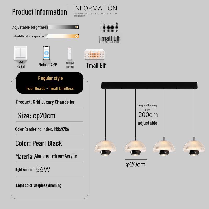 Minimalist Italian Three-Head Chandelier - Luxury Flower Bud Dining Table Light