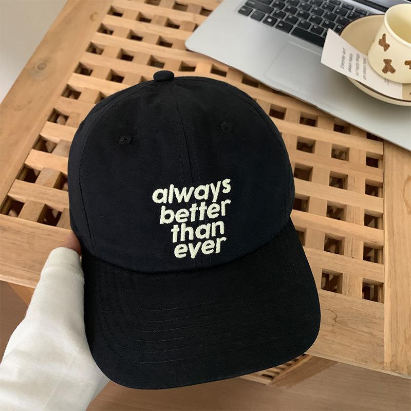 

Корейська універсальна синя бейсболка з широкими полями, дитяча нова велика окружність голови, яка показує обличчя, невелика м’яка шапка для чоловіків, біла M（56-58cm） чорний