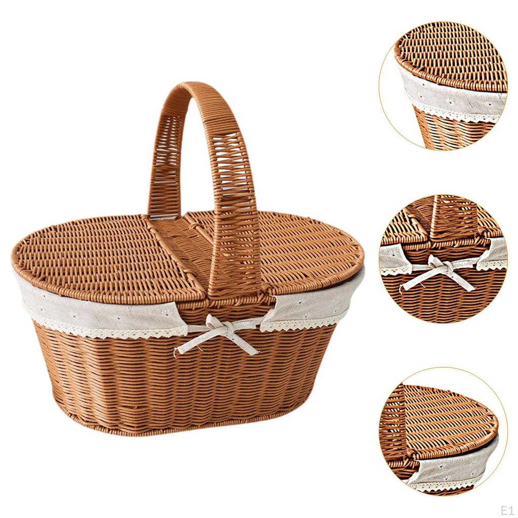 Breathable Picnic Basket for Vegetables and Sandwiches At Events