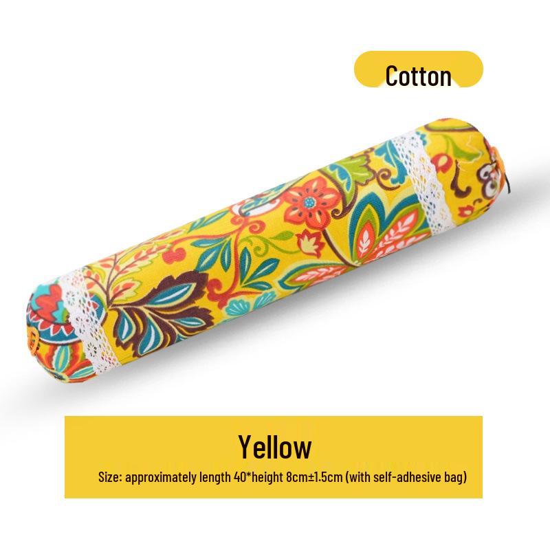 Mugwort Cylinder Candy Pillow: Removable, Washable, DIY Cervical Neck Support for Shoulder Relief, Home Comfort.