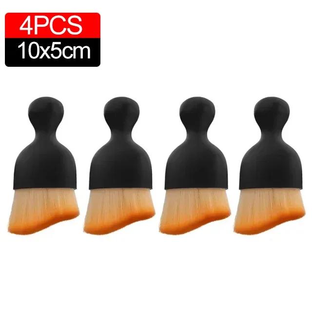 Car Interior Cleaning Brush with Casing Center Console Air Conditioning Outlet Cleaning Brush Car Cleaning Tools Car Accessories