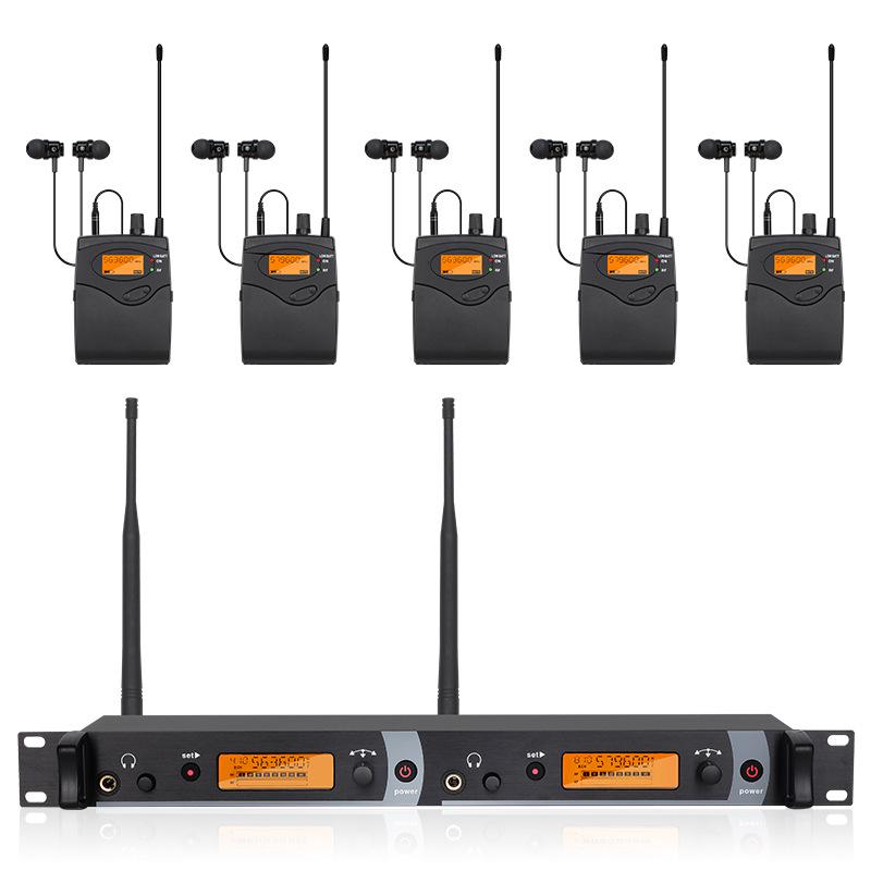 Professional Wireless In-Ear Monitor System for Stage Performances, Singers, Bands, Rehearsals, Concerts, and Live Broadcasts