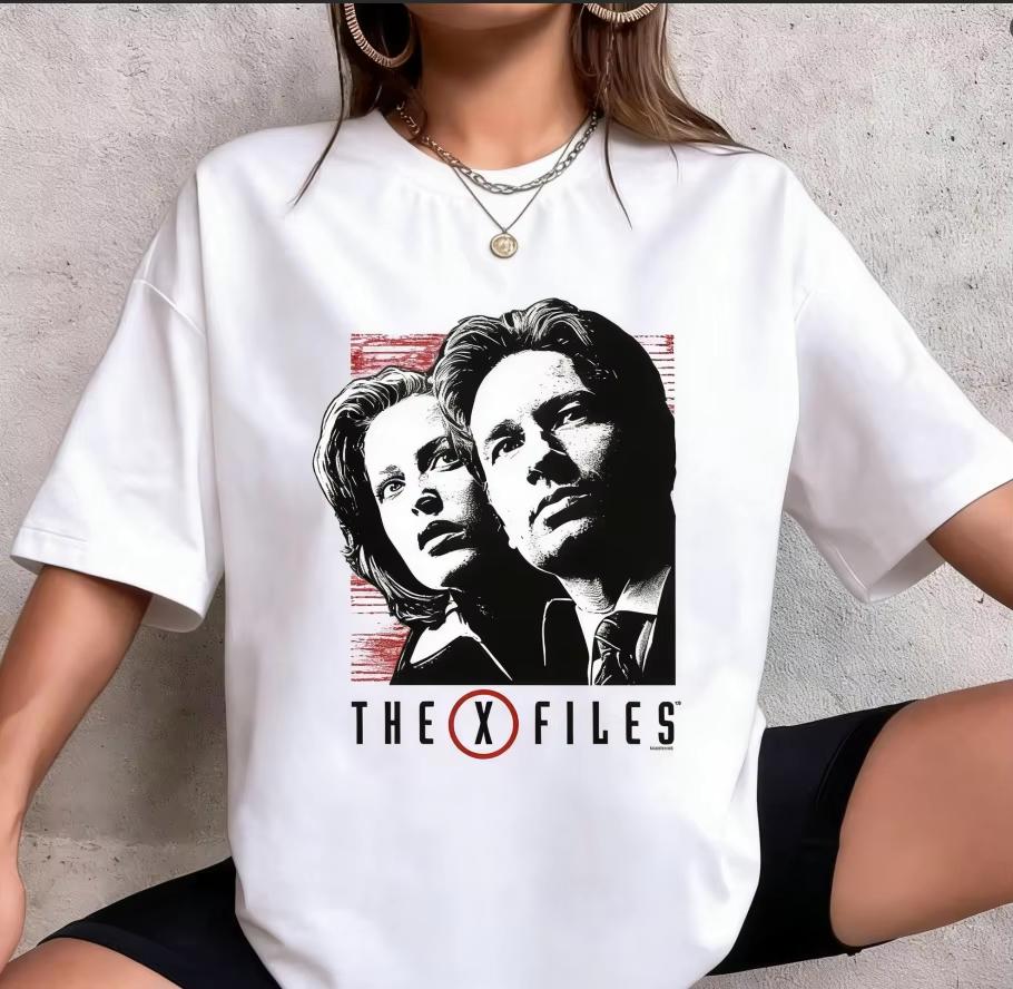 90s Classic Movie XFiles Stills Printed Tshirt Summer New Unisex Casual Fashion Tshirt