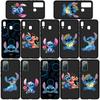 Coque de téléphone pour Samsung Galaxy S25 S23 S22 S21 S24 Ultra FE A05 A06 A15 A16 A36 A37 A35 A54 A55 A56 A57 A25 A26 A53 A17 Jolie Housse Stitch Mignon Lilo