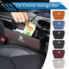 Car Trapezoidal Seat Gap Organizer PU Leather Storage Box Auto Accessories For VW R Scirocco Jetta Beetle Golf Passat TiguanSZ2