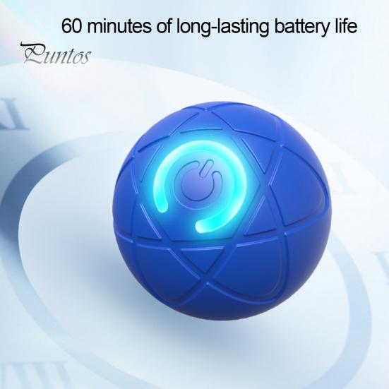 Automatic Moving Pet Ball Jumping with LED Light Boredom Stress Relief Smart Interactive Cat Dog Shaking Toy USB Rechargeable Electric Supplies