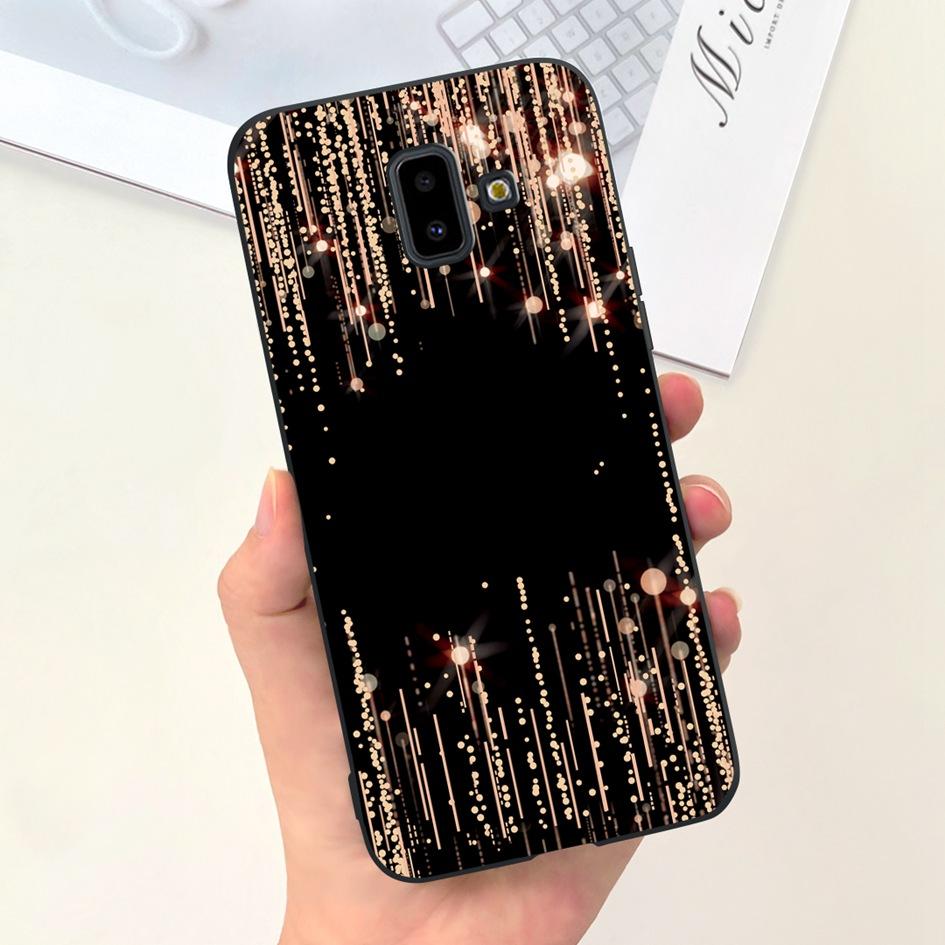 For Samsung Galaxy J4 J6 Plus 2018 Case Popular Flower Soft Silicone Phone Back Cover For Samsung J6Plus J4Plus J610F J415F Capa