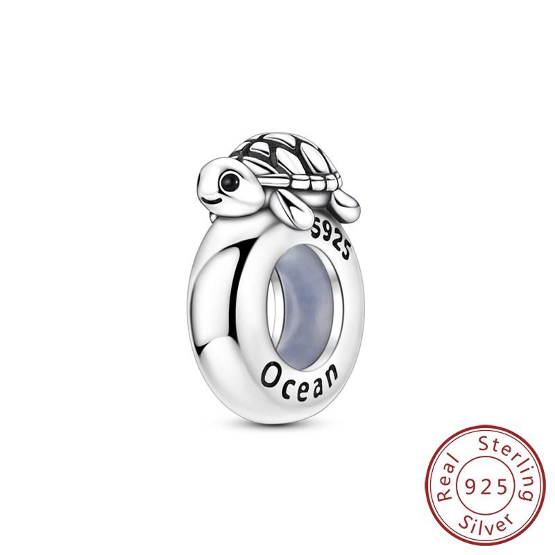 New 925 Silver Charms Beads Pendant Cat Dog Lion Tiger Girl Boy Fit Bracelet Fashion Jewelry Gift for Women