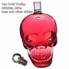 Skull Vodka Bottle Creative Glass Bottle Whiskey Home Drinking Party Decanter