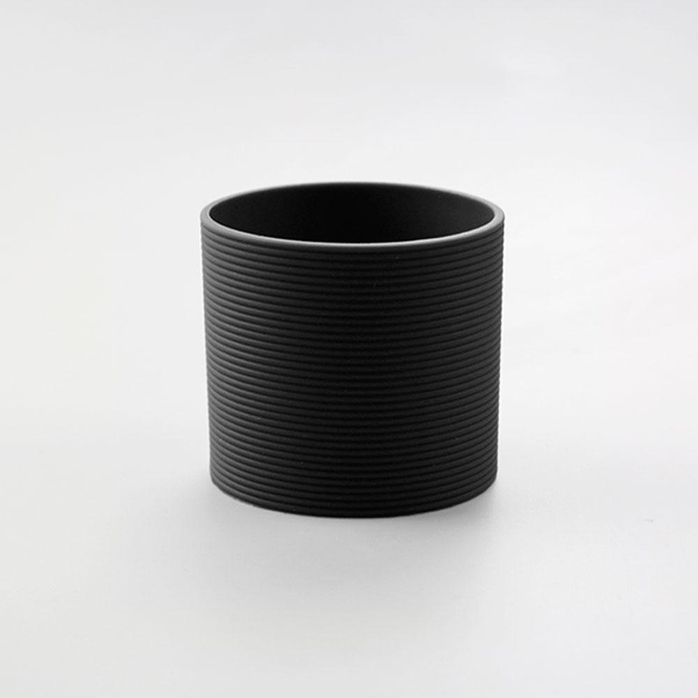 SW 16 Colors 7.0CM Silicone Cup Cover Stripes Non-slip Heat  For Glass Cup Sleeve 70MM Insulated Water Bottle Cup Sleeve