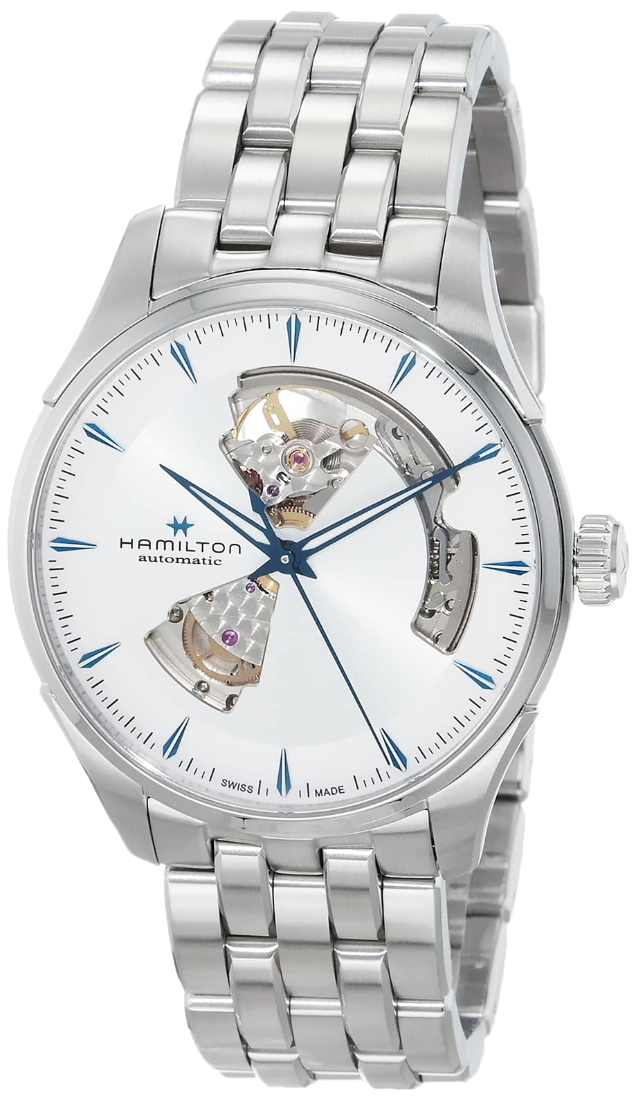

[Hamilton] Годинник HAMILTON Оригінальна гарантія Jazzmaster Open Heart Механічний автоматичний завод H32675150 Унісекс [звичайний імпортований продукт]