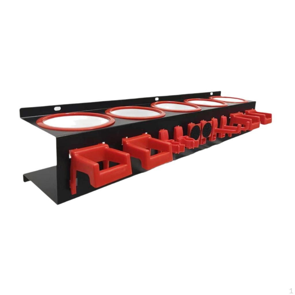 Spray Bottle Holder Garage Car Wash Tool Rack Sturdy Hanging Beauty Cleaning Accessory Display