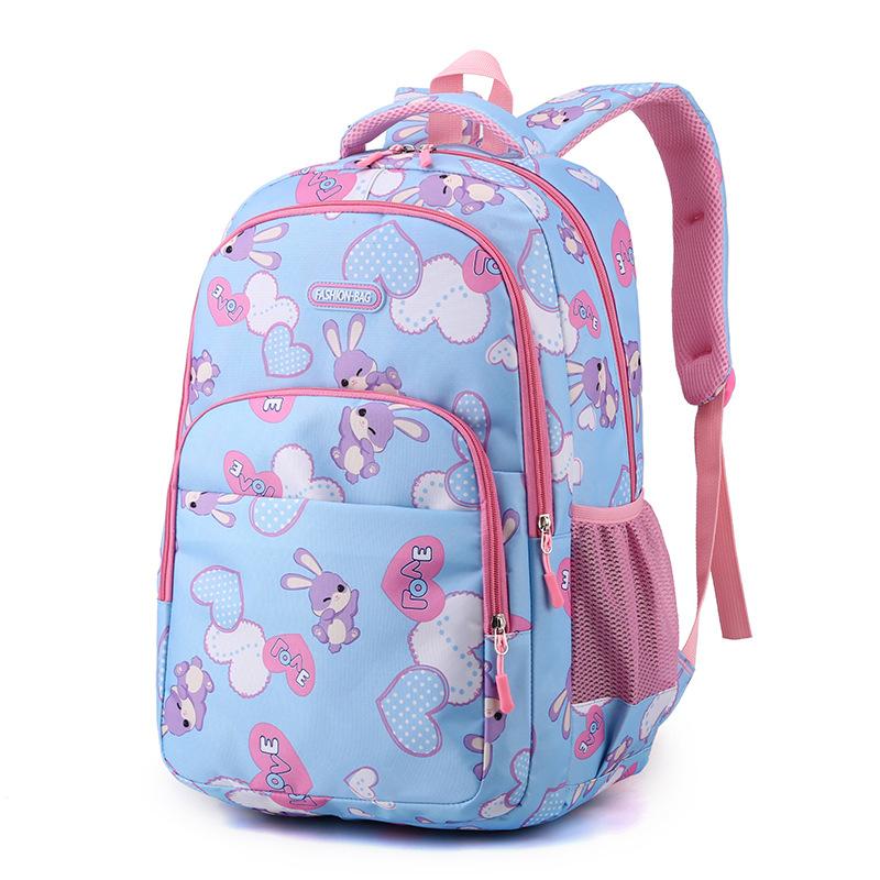 Rabbit Backpack Junior High School Children's and Boys' Schoolbags Sweet and Cute Casual Backpack