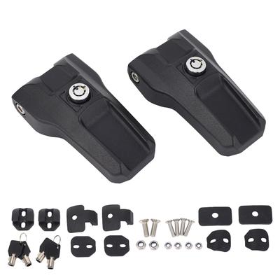 Hood Latches with Lock Aluminum Adjustable Vibration Reduction Enhanced Safety Locking Hood Catch Kit for JK JL JT