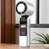 Portable Handheld Fan with LED Display, Foldable Rechargeable Cooling Fan for Outdoor Camping