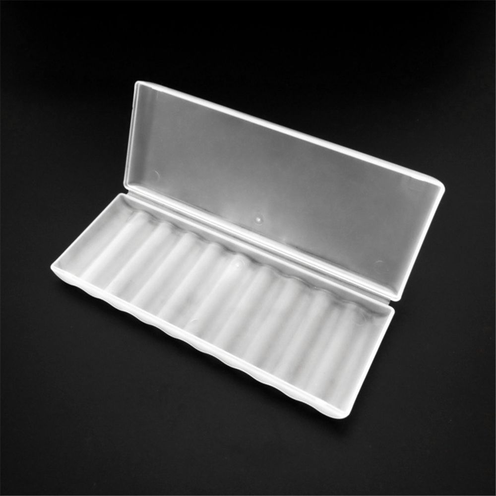 

Прочный для 10 шт. батареек AA AA Держатель-контейнер для батареек белый