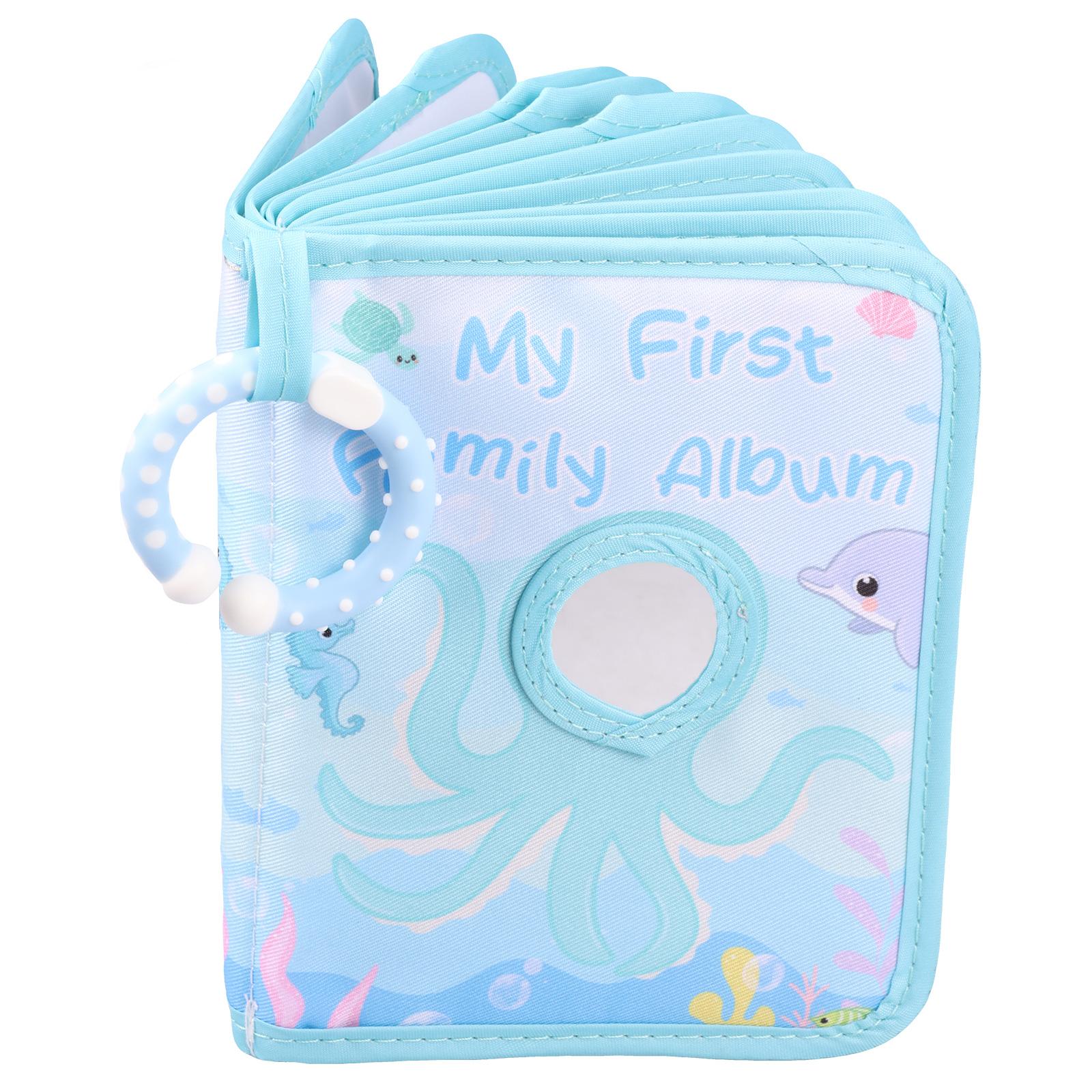 Soft Cloth Photo Book Polyester Baby Photo Album Free Illustration My First Picture Book Easy to Access Picture Album for Baby