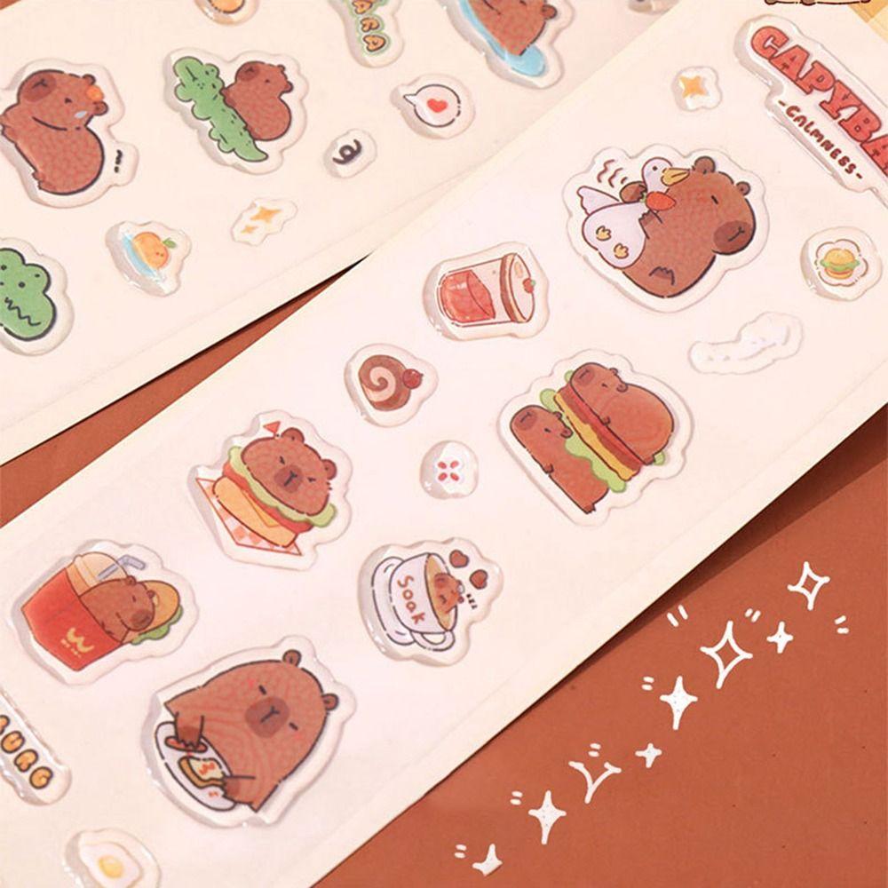 Cartoon DIY Notebook Diary Decoration Paste Cute Guka Scrapbooking Decorative Sticker  Wall
