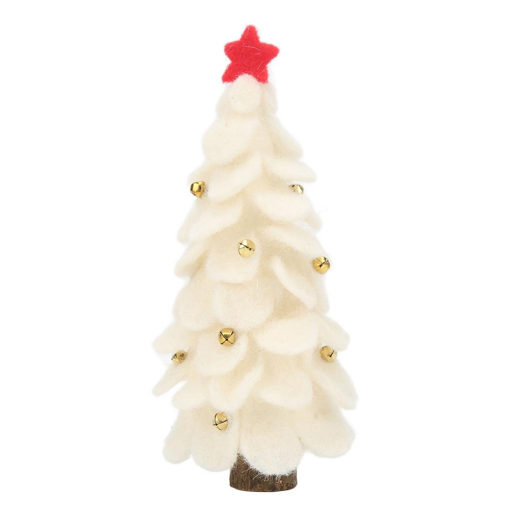 2023 New Christmas Decoration Wool Felt Christmas Tree Ornament Home New Year Party Ornament White