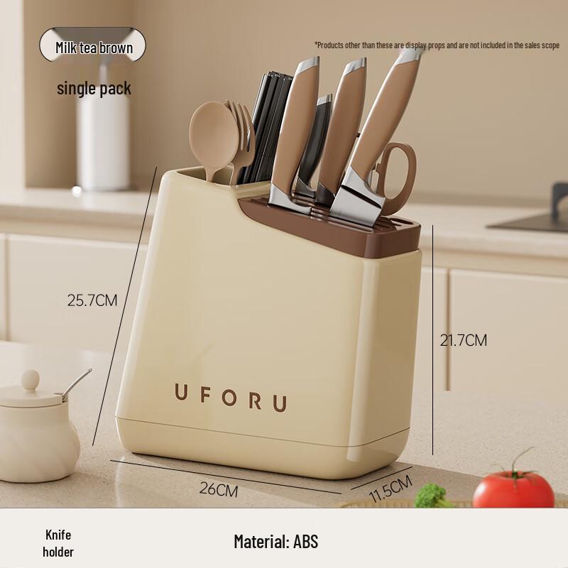 

Kitchen Countertop Knife & Utensil Drainer Rack
