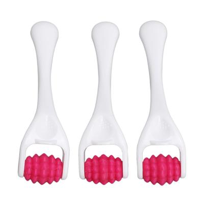 3 Pcs Face Muscle Massage Roller Deep Relaxation Relieve Fatigue Silicone Facial Eye Massage Roller