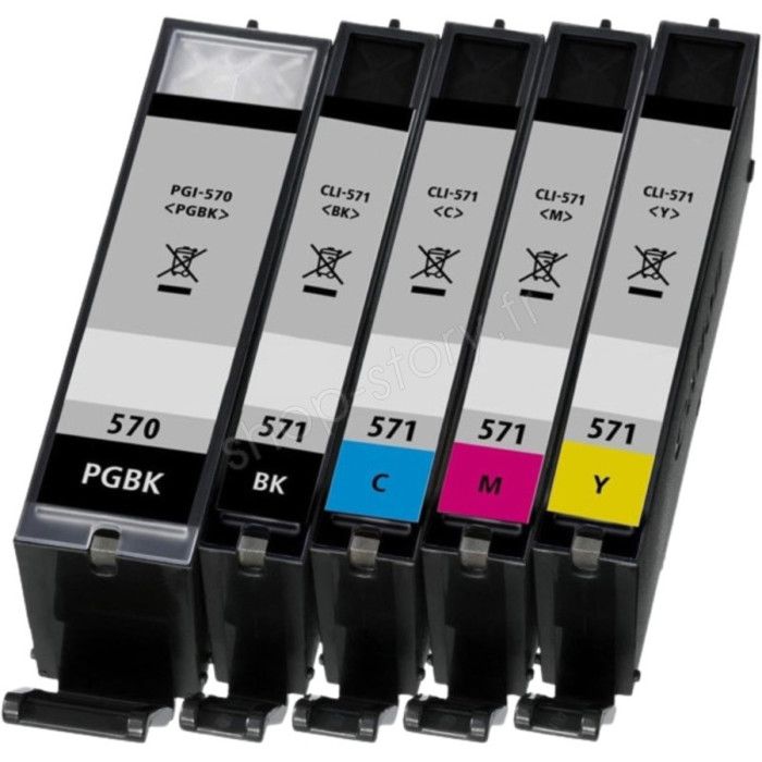 

Упаковка з 5 картушів 570/571 XL, сумісних для друку CANON 570/571 XL
