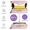Reusable Hand Rolled Travel Compression Bag Vacuum Bags for Storing Clothes Suitable for Luggage and Essential Cruise Clothing