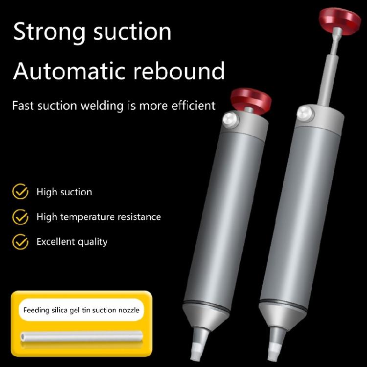 Soldering Sucker Desoldering Pump Aluminum Tin Remove Pen Powerful Vacuum