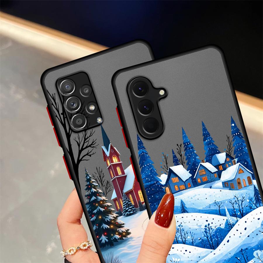 Case for Samsung Galaxy A52 A71 A21 A36 A22 A23 A32 A73 A25 A26 A56 A72 A31 Soft Cover Christmas Santa Claus