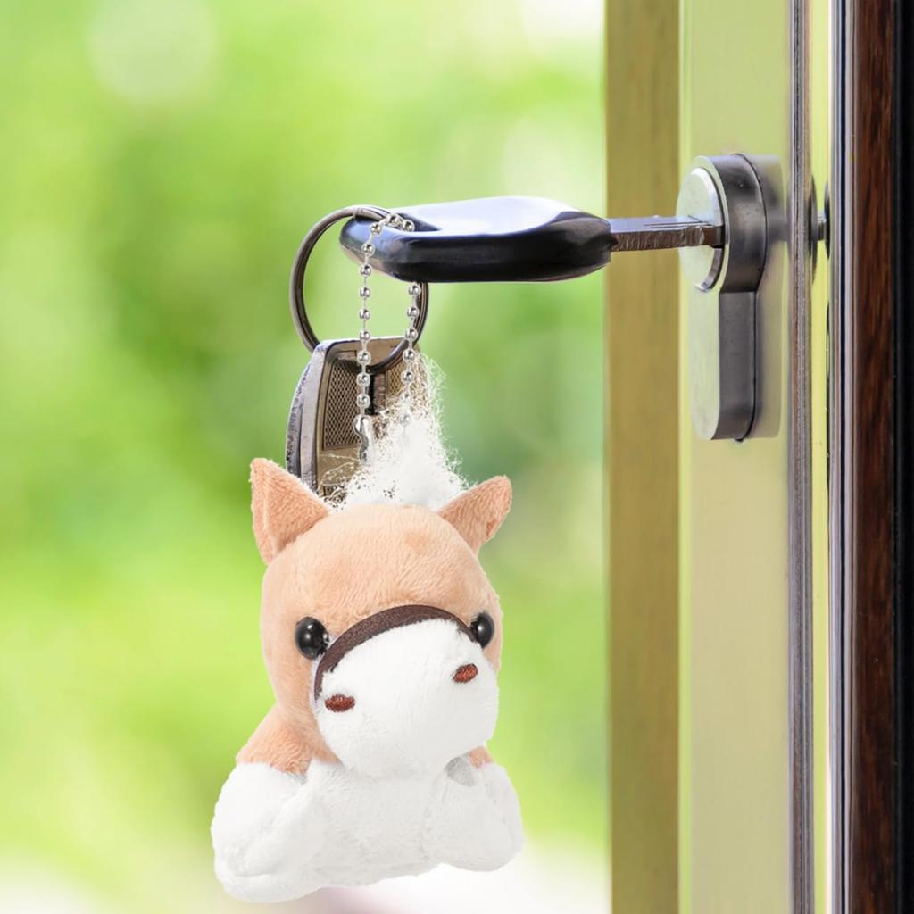 iplusmile Horse Plush Soft Stuffed Animal Bag Set Keychains, Pendants, Charms, Ornaments, Toys, Gifts, 12-Piece