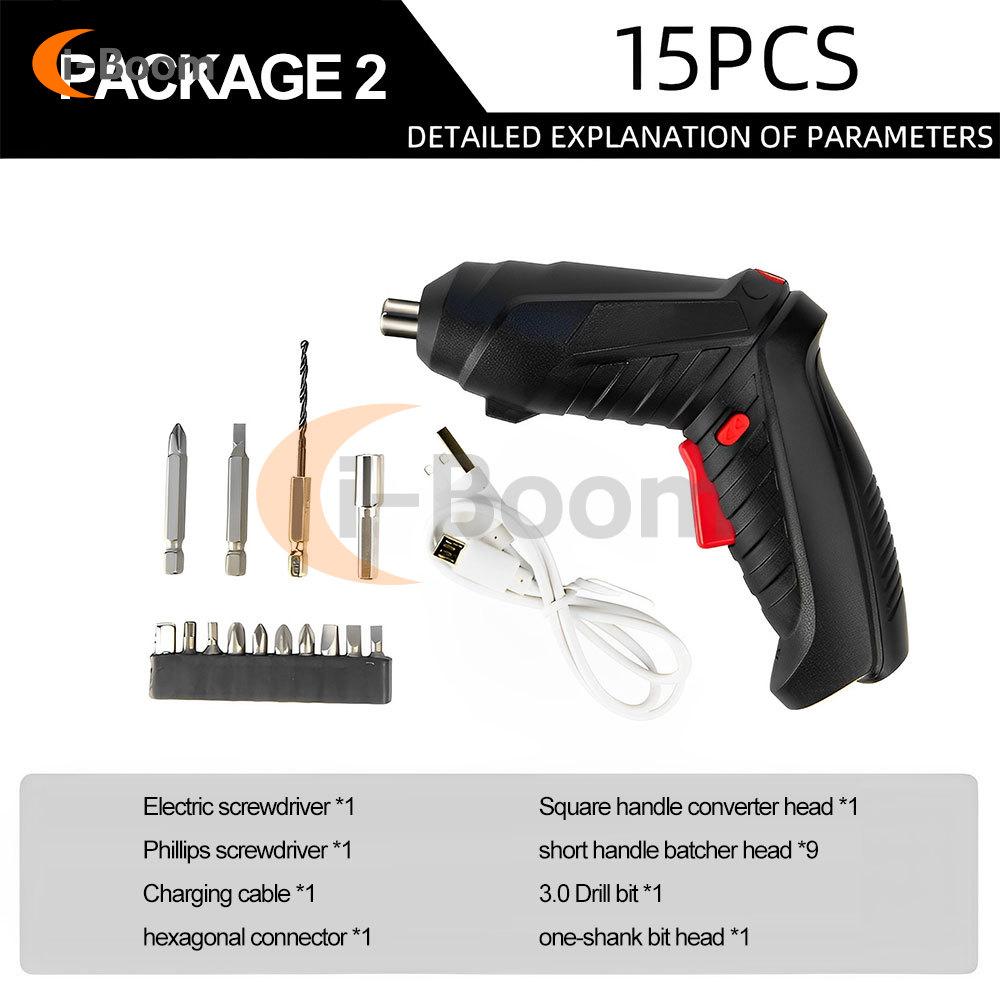 

Electric Screwdriver Set Multifunction Electric Hammer Electric Drill USB Charging Precision Screwdriver Hand Tools