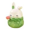  Mini Resins Rabbit Models for Creating Enchanting Landscape and Desk Ornament