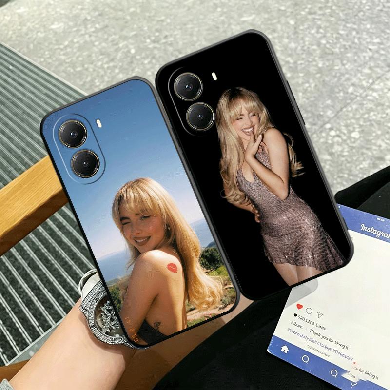 CR66 S-Sabrina C-Carpenter Soft Phone Case for Xiaomi Poco X5 X6 X7 X8 Pro Max X3 F7 F8 Ultra M8 M7 M6 M5 Redmi 15 15C 14C 13C 1