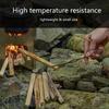 Protable Stainless Steel Folding Fire Tongs Outdoor Camping Hiking Stove Accessory