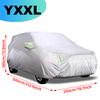 M/l/xl/xxl Four-Size 190T Material Is Suitable for Suv Models, Silver Waterproof and Sunscreen Car Clothes and Car Covers