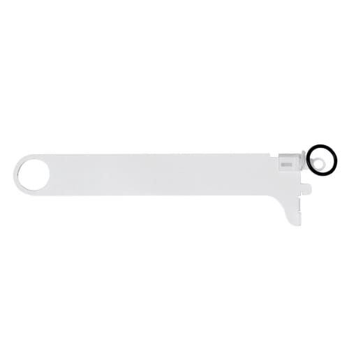 Waki Sangyo Pipe Bracket, White, 32mm Diameter x 300mm Length, Pirashell Series, Hanger, Closet, WPS024