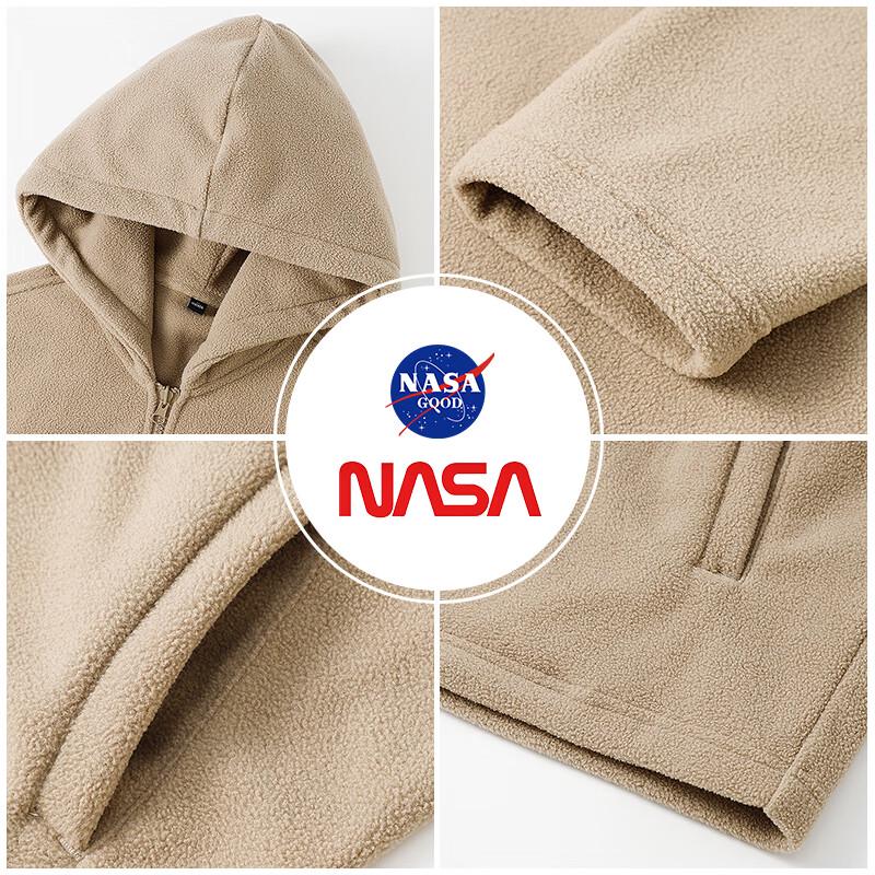 NASA GOOD Unisex Hooded Fleece Jacket