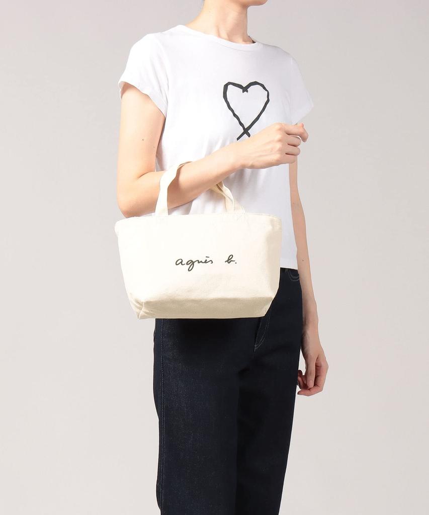 Logo Tote Bag WEB Limited F Ivory [agnes b.] GO03-02 Women's