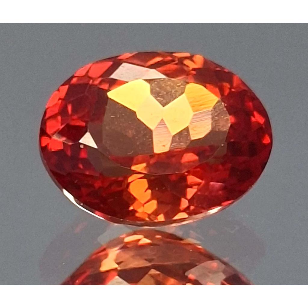 11-13 Ct Natural Padparadscha Sapphire Oval Cut Beautiful Certified Gemstone