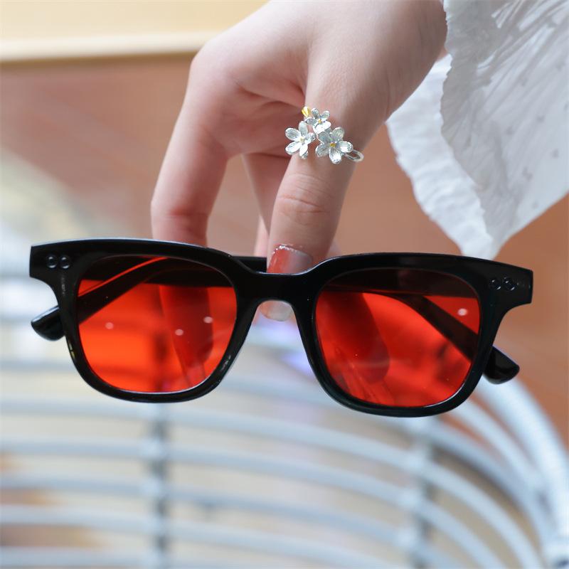 Retro Fishing Sunglasses Unisex Small Frame Korean Style for Men Women Driving Vacation Climbing Fashion