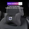1 bucată Tetieră Auto Pernă Gât Scaun cu Logo Mașină Pentru Volvo V60 V40 XC90 S60 C30 XC60 V50 V70 S90 XC40 S80 V90 EX30 EX90 EM90 C40 S40