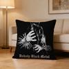 D-Darkthrone Mayhem Band Pillow Case Pattern Printed Pillowcase For Living Room Sofa Cushion Cover