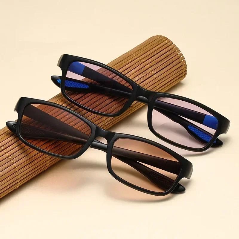 Mens Bifocal Presbyopia Sunglasses Near Far Sight Reading Eyewear Ultra Light Eye Protection Fashion Eyeglasses